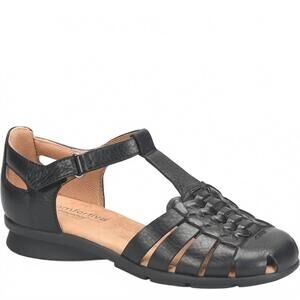 NEW COMFORTIVA women's persa sandal in black
